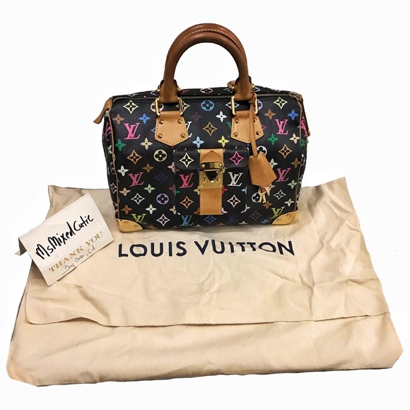 Louis Vuitton Handbags - 24hr SALE! LOUIS VUITTON MM Multicolore Speedy 30